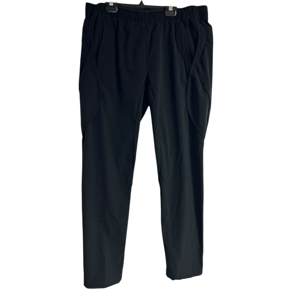 Paskho Black Pull On Straight Leg Pants Hiking outdoor Travel Size XL‎ womens